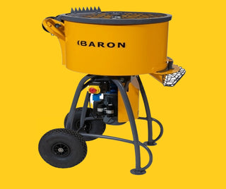 Baron- Forced Action Cement/Resinous Pan Mixers 80 Litres-300 Litres