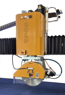 CNC Bridge Saw for Stone and Ceramic Slabs - Monoblock Bridge Saw Gold
