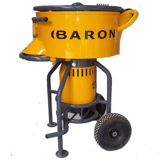 Baron- Forced Action Cement/Resinous Pan Mixers 80 Litres-300 Litres