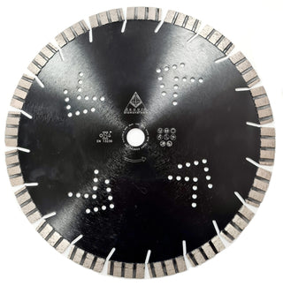 TX15- Turbo Castellated Blade for Concrete and Stone (Vented)