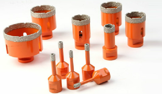 AccuDrill Porcelain Tile Drill Bits M14 Dry (Grinder) 6mm - 125mm