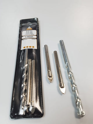 AccuDrill (PST) Precision Tile Drill Bit 3 Part Pack