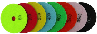 DH24007 Diamond Polishing Pads Dry