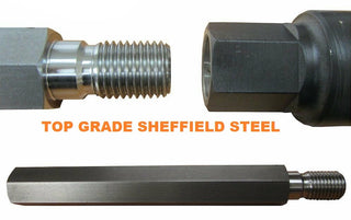 EXTB 100mm- 500mm Core Extension Bar  1 1/4" F- UNC M - 1 1/4"