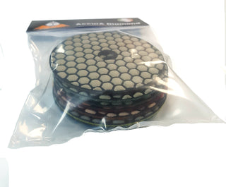 Dry Polishing Pad 100mm Velcro Back