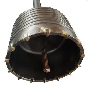 (TCT) Tungsten Carbide Core Bits- Solid Tungsten Core 80mm-150mm SDS MAX 400mmL