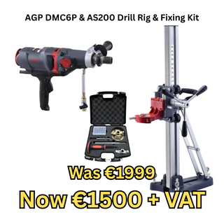 AGP DMC6P & AS200 Drill Rig & Fixing Kit (Was €1999 - Now €1500)