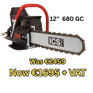 ICS 12" Concrete Consaw Pack 680 (Was €2459 - Now €1695)