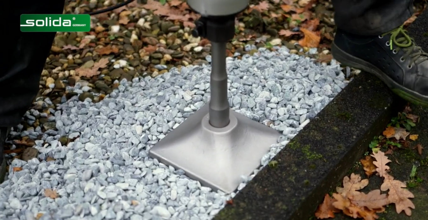 SOLIDA SDS-max Stampfplatte 150 x 150 mm, 320 mm | BauPunkt Hain SOLIDA SDS-max Stampfplatte 150 x 150 mm, 320 mm | BauPunkt Hain