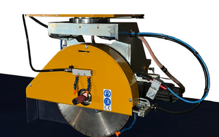 CNC Bridge Saw for Stone and Ceramic Slabs - Monoblock Bridge Saw Gold