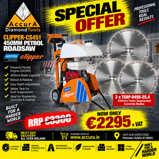 Special Offer 18 - Norton Clipper CS451 Petrol Road Saw Bundle