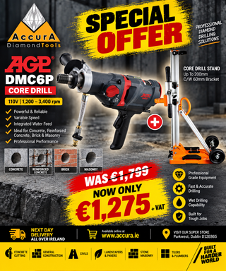 Special Offer 5 - AGP DMC6P Core Drill + Drill Stand