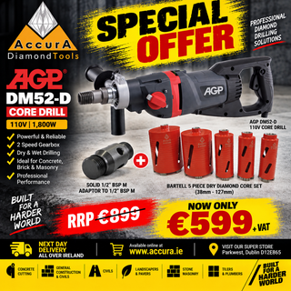 Special Offer 7 - AGP DM52-D Core Drilling Bundle