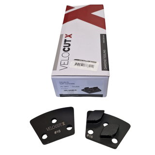 Surface Grinding Segments - Soft Concrete - (VelocutX Black - Velocut Plate)