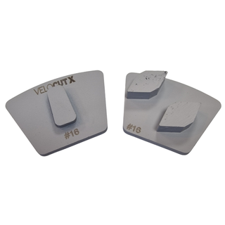 Surface Grinding Segments - Hard Concrete - (VelocutX Grey - Husqvarna Type)