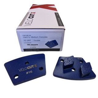 Surface Grinding Segments - Medium Concrete - (VelocutX Blue - M8 Holes)