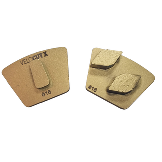 Surface Grinding Segments - Medium to Soft Concrete - (VelocutX Gold - Husqvarna Type)