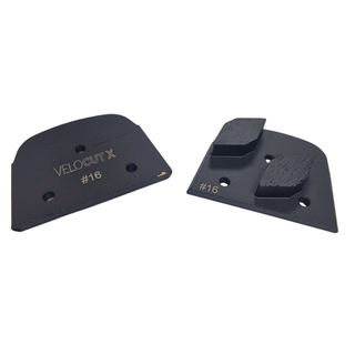 Surface Grinding Segments - Soft Concrete - (VelocutX Black - Lavina Plate)