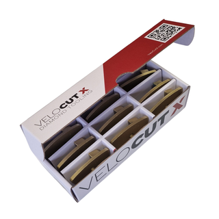 Surface Grinding Segments - Medium to Soft Concrete - (VelocutX Gold - Velocut Plate)