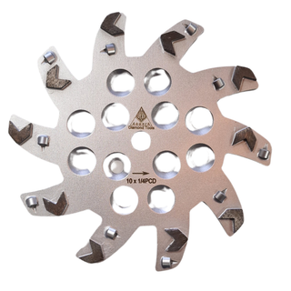 10x1/4 PCD Plate Clockwise / Counter Clockwise