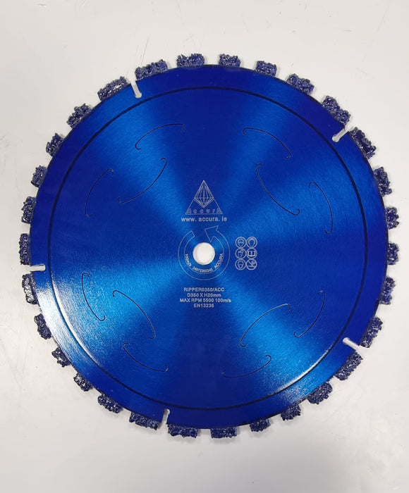 Ripper Segmented Premium Blade (Tungsten Segments) 230mm - 300mm - 350mm