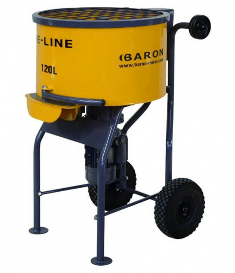 Baron- Forced Action Cement/Resinous Pan Mixers 80 Litres-300 Litres