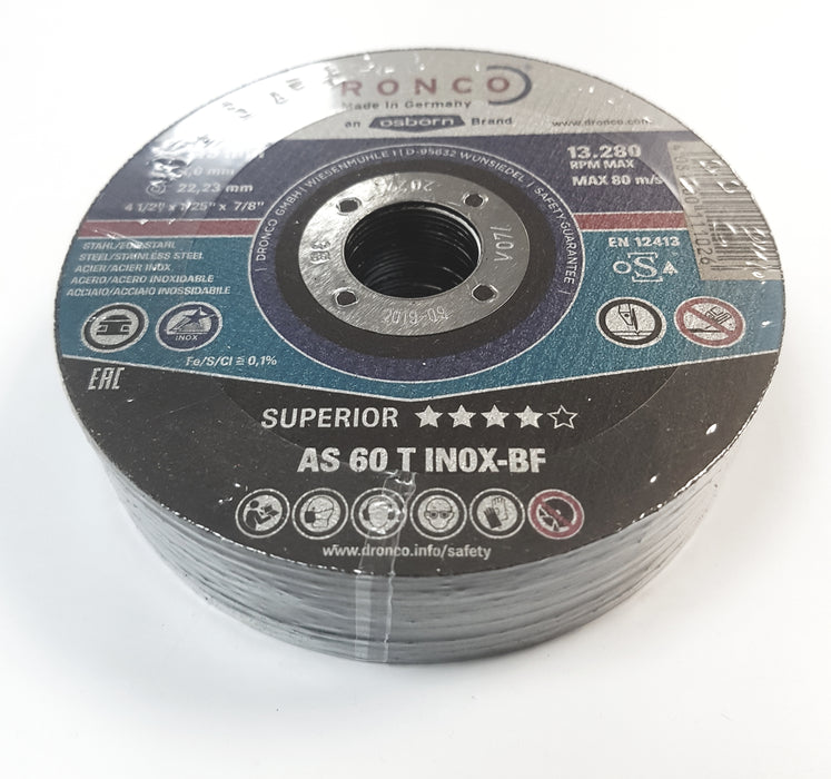 Dronco Steel Cutting Discs  Abrasive/Silicon Carbide Discs 115mm-350mm