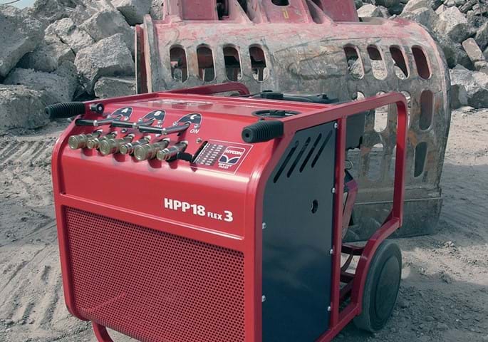 HYCON HPP18V FLEX Power Pack  (B&S 18HP Vanguard Petrol / 0-40Lpm)