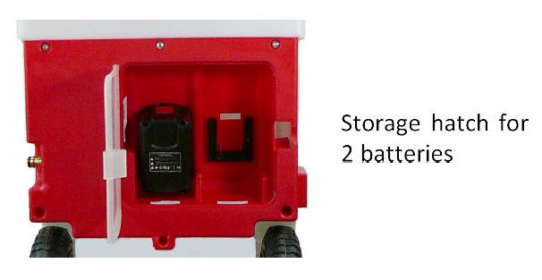 ROT-SP40  40 Litre Portable Water Tank-Battery Operated