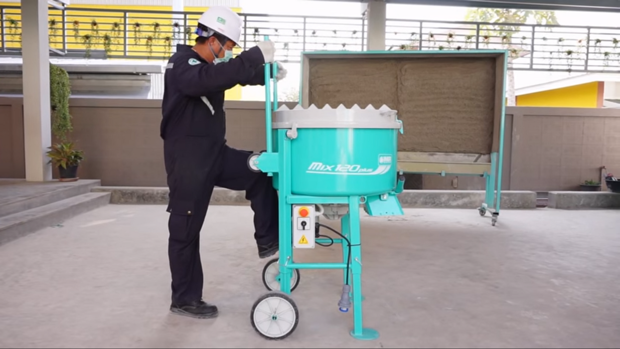 IMER 120 Plus Pan Mixer- Forced Action /Resin and Cement Multi Mixer