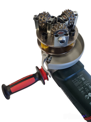 TCT Bush Hammer 3 part Roller M14 Fitting